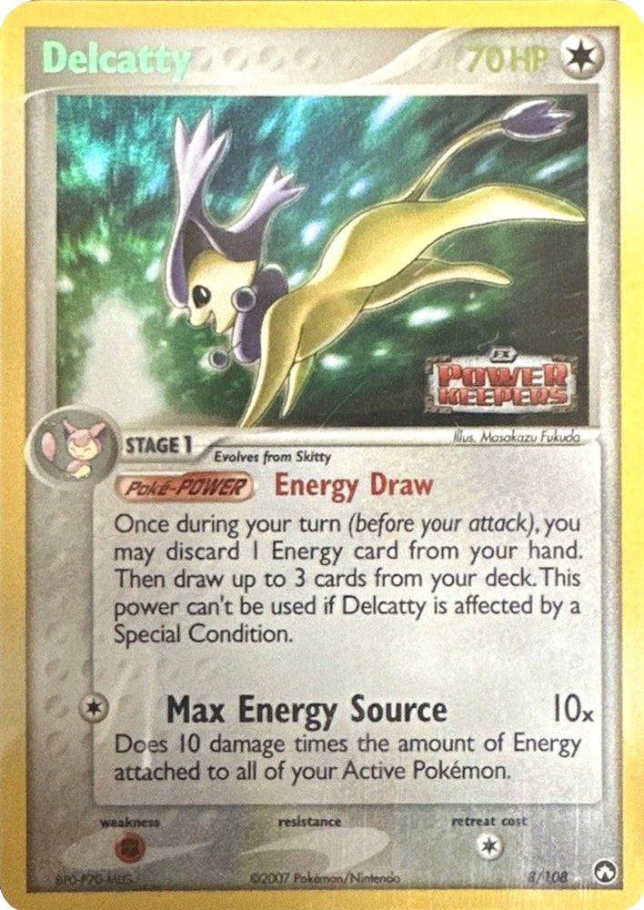 Delcatty (8/108) (Stamped) [EX: Power Keepers] Pokémon