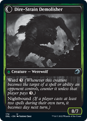 Burly Breaker // Dire-Strain Demolisher [Innistrad: Double Feature] Magic: The Gathering