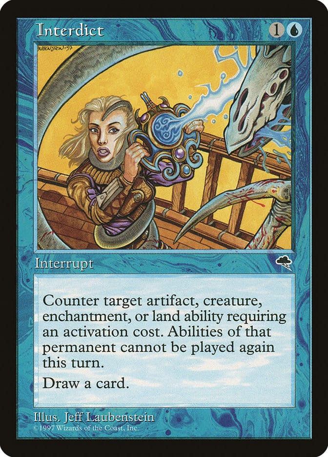 Interdict [Tempest] Magic: The Gathering