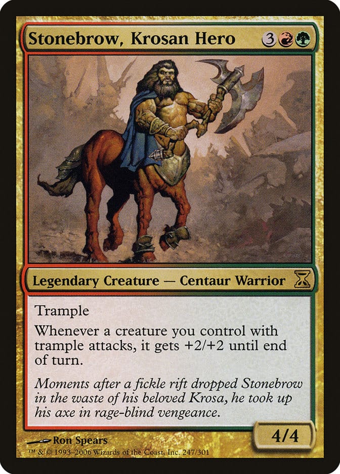 Stonebrow, Krosan Hero [Time Spiral] Magic: The Gathering