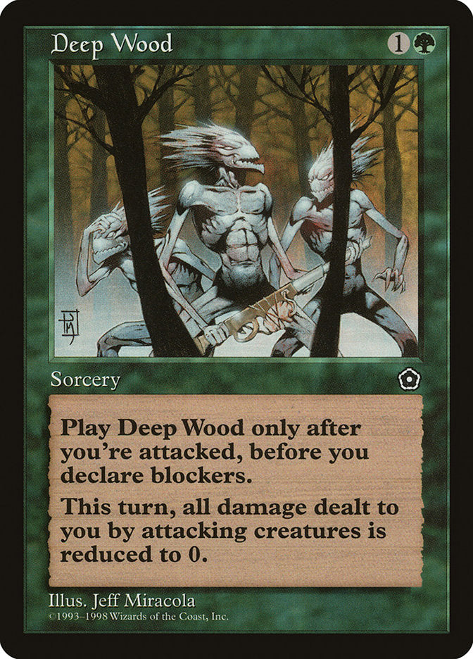 Deep Wood [Portal Second Age] Magic: The Gathering