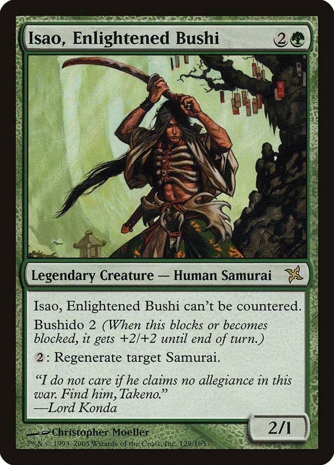 Isao, Enlightened Bushi [Betrayers of Kamigawa] Magic: The Gathering
