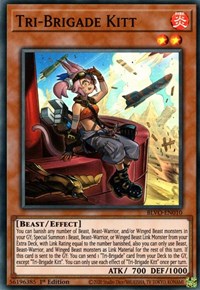 Tri-Brigade Kitt [BLVO-EN010] Super Rare - Yugioh Cards For Your TCG Needs!