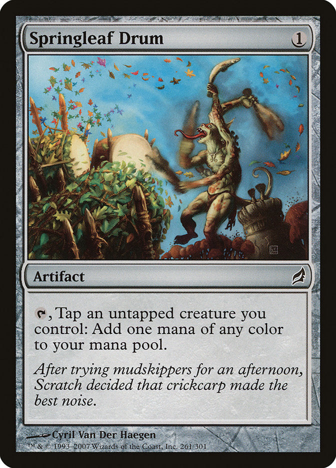 Springleaf Drum [Lorwyn] Magic: The Gathering