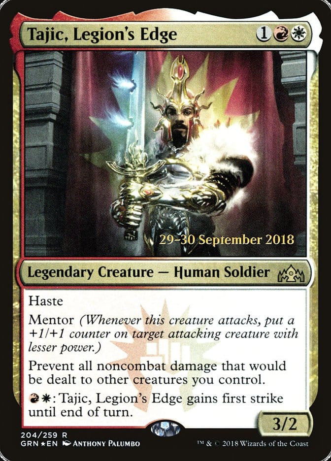 Tajic, Legion's Edge [Guilds of Ravnica Prerelease Promos] Magic: The Gathering