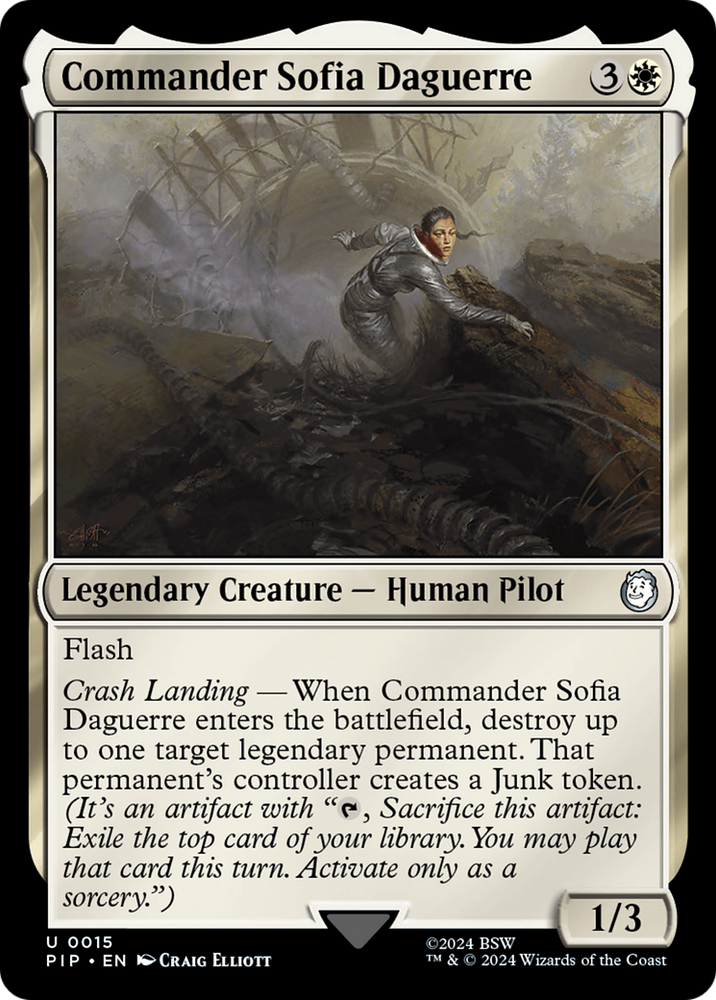 Commander Sofia Daguerre [Fallout] Magic: The Gathering