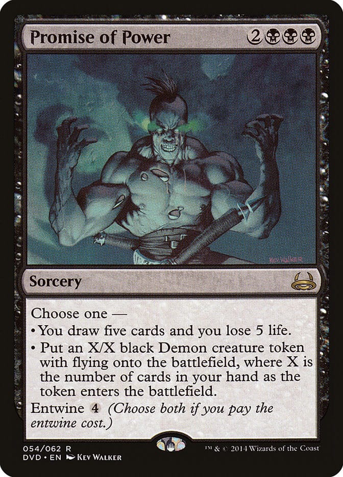 Promise of Power (Divine vs. Demonic) [Duel Decks Anthology] Magic: The Gathering