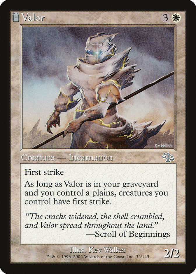 Valor [Judgment] Magic: The Gathering