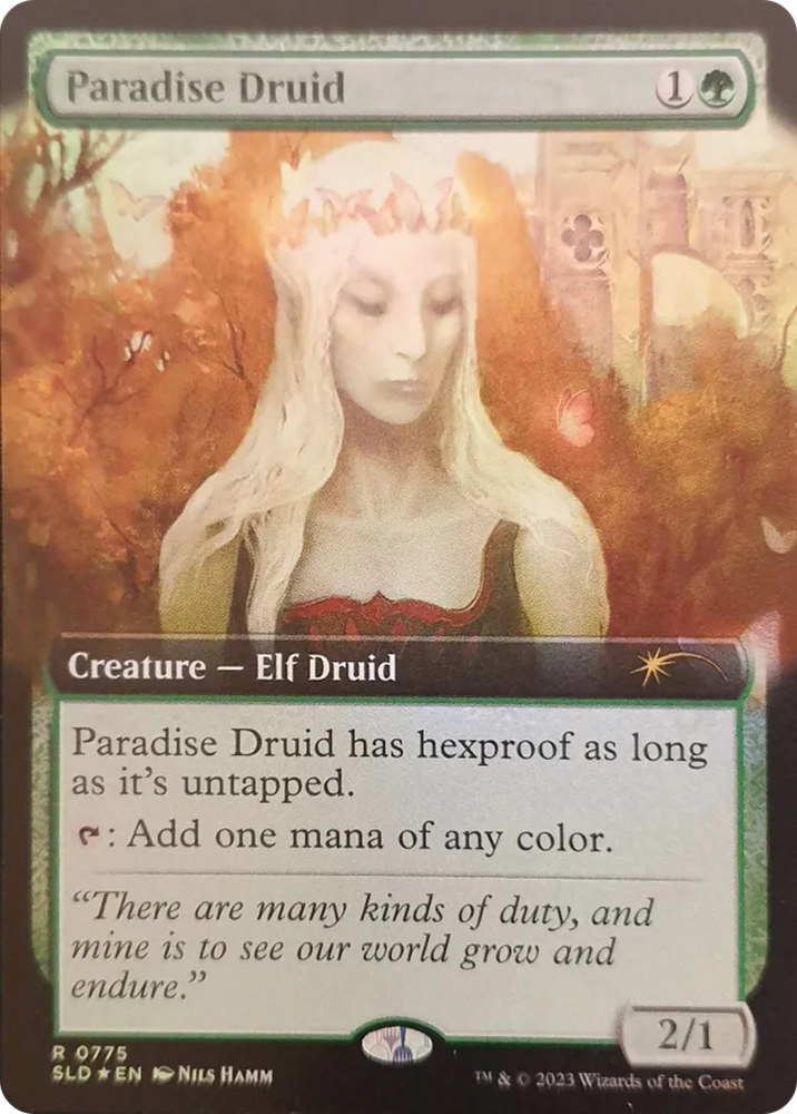 Paradise Druid (Extended Art) [Secret Lair Drop Series] Magic: The Gathering