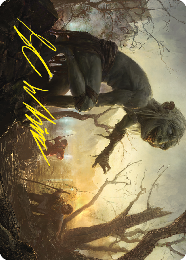 Smeagol, Helpful Guide Art Card (Gold-Stamped Signature) [The Lord of the Rings: Tales of Middle-earth Art Series] Magic: The Gathering