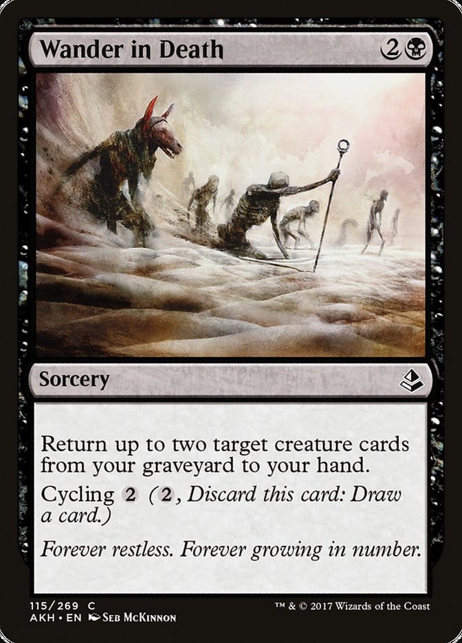 Wander in Death [Amonkhet] Magic: The Gathering