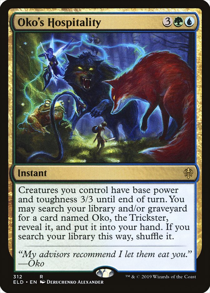 Oko's Hospitality [Throne of Eldraine] Magic: The Gathering