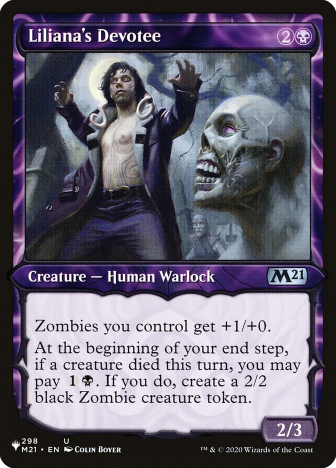 Liliana's Devotee (Showcase) [The List] Magic: The Gathering