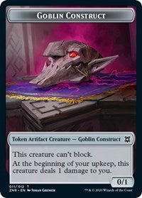 Goblin Construct // Kor Warrior Double-Sided Token [Zendikar Rising Tokens] Magic: The Gathering