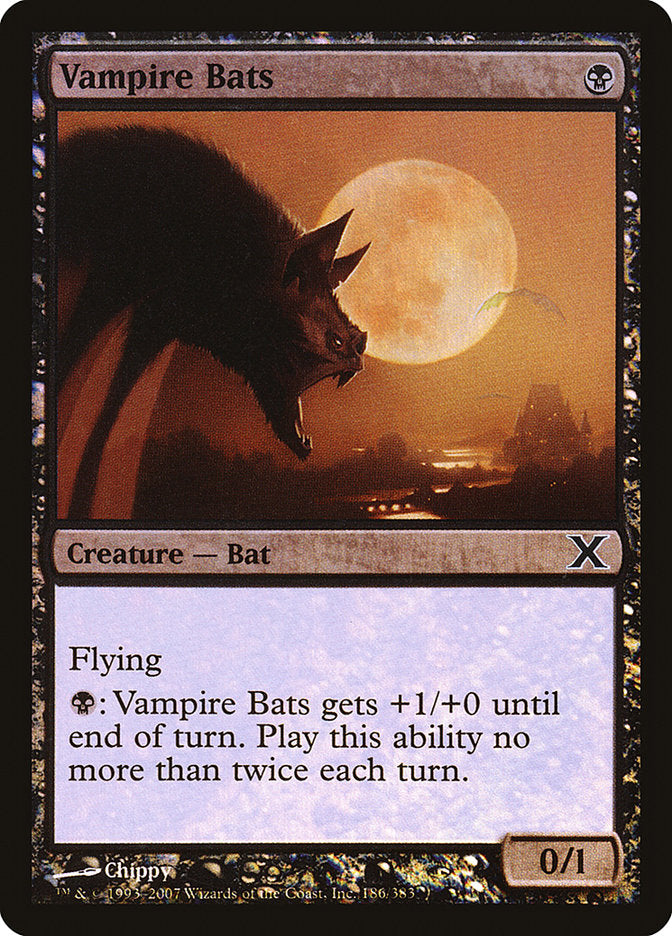 Vampire Bats (Premium Foil) [Tenth Edition] Magic: The Gathering
