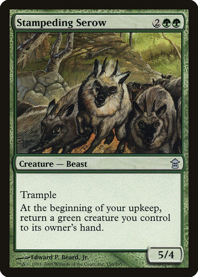Stampeding Serow [Saviors of Kamigawa] Magic: The Gathering