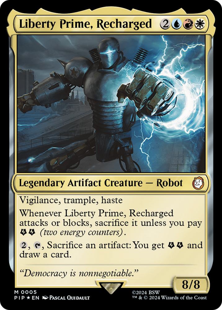 Liberty Prime, Recharged [Fallout] Magic: The Gathering
