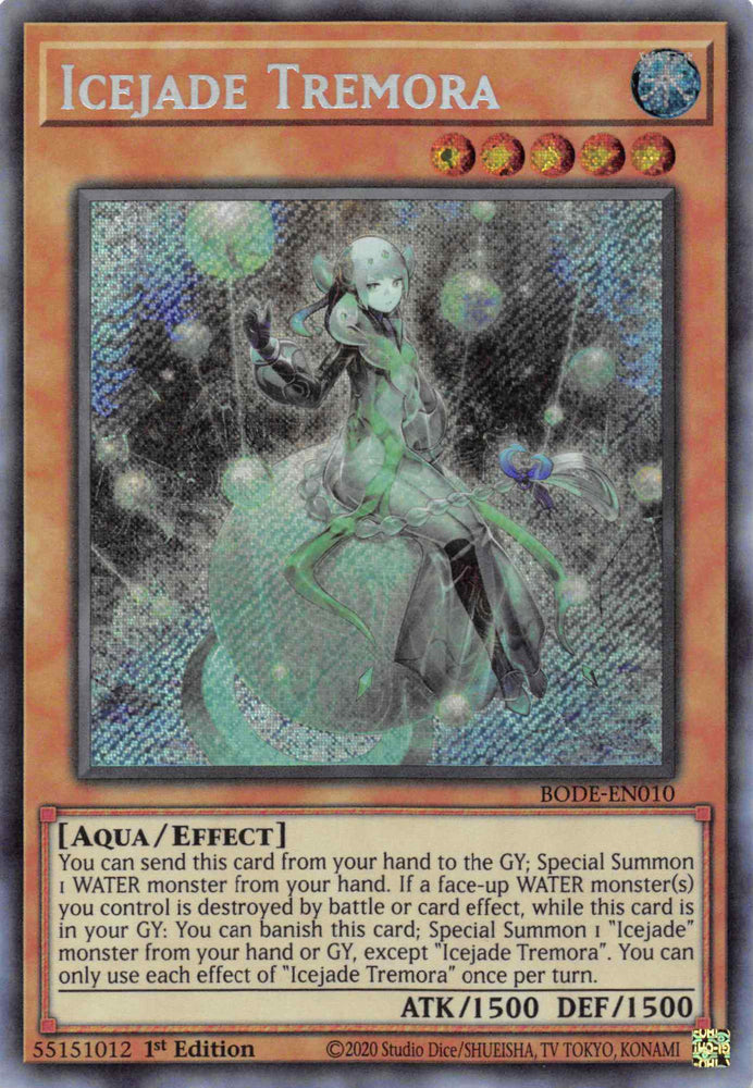 Icejade Tremora [BODE-EN010] Secret Rare - Yugioh Cards For Your TCG Needs!