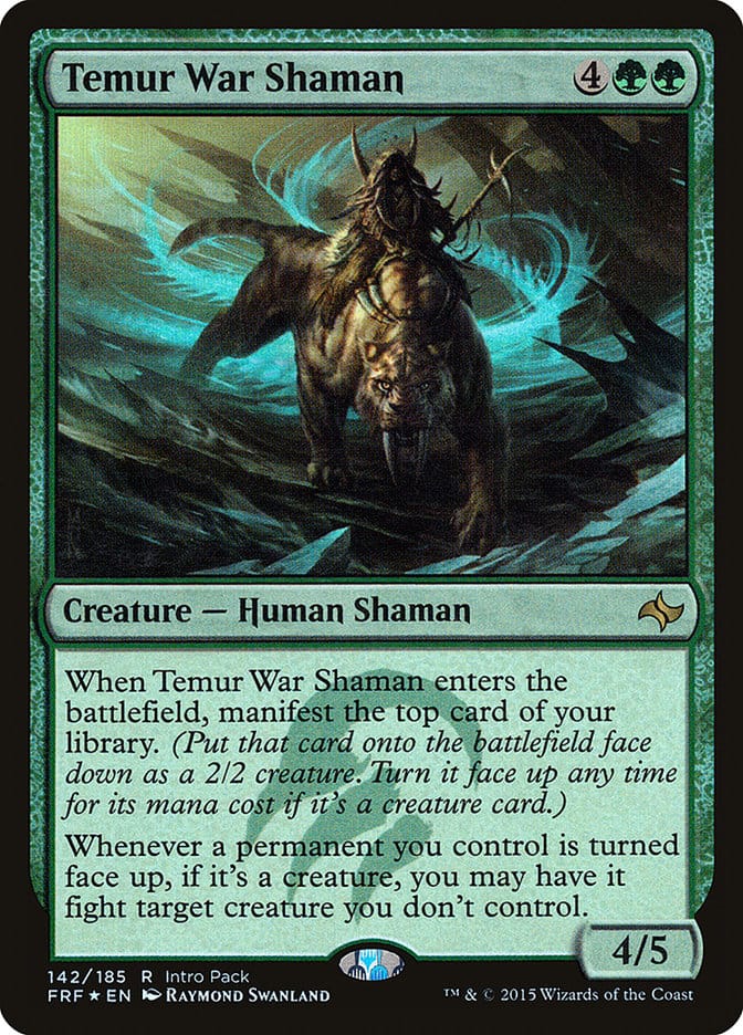 Temur War Shaman (Intro Pack) [Fate Reforged Promos] Magic: The Gathering