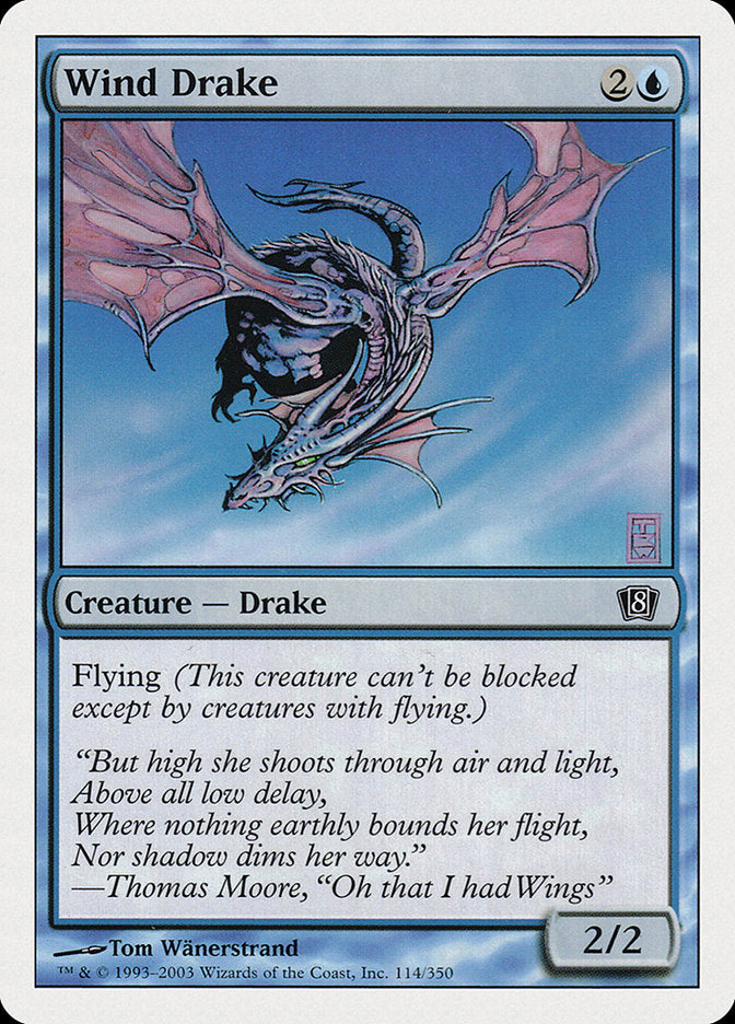 Wind Drake [Eighth Edition] Magic: The Gathering