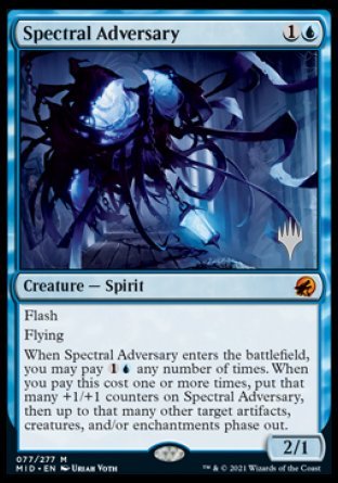 Spectral Adversary (Promo Pack) [Innistrad: Midnight Hunt Promos] Magic: The Gathering