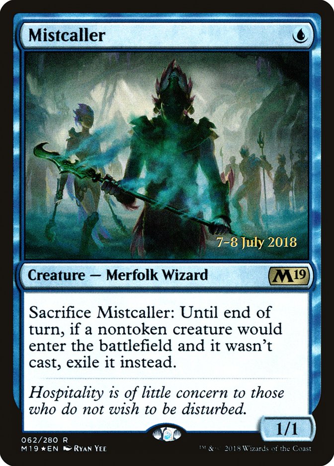Mistcaller [Core Set 2019 Prerelease Promos] Magic: The Gathering