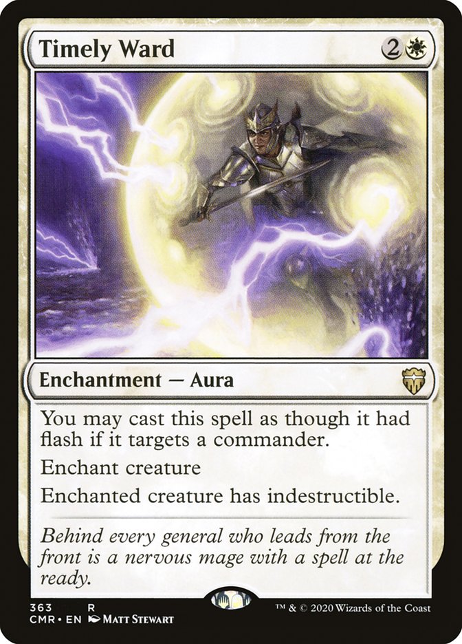 Timely Ward [Commander Legends] Magic: The Gathering