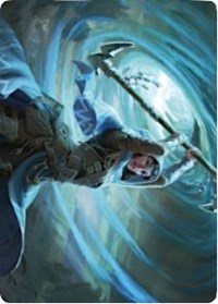 Sea Gate Stormcaller Art Card [Zendikar Rising Art Series] Magic: The Gathering