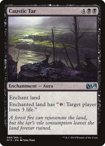 Caustic Tar [Magic 2015] Magic: The Gathering