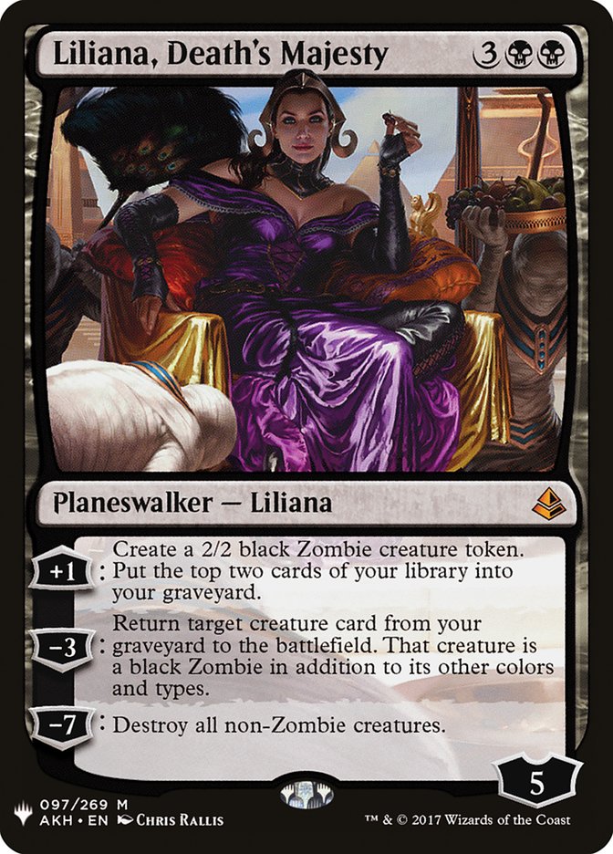 Liliana, Death's Majesty [The List] Magic: The Gathering