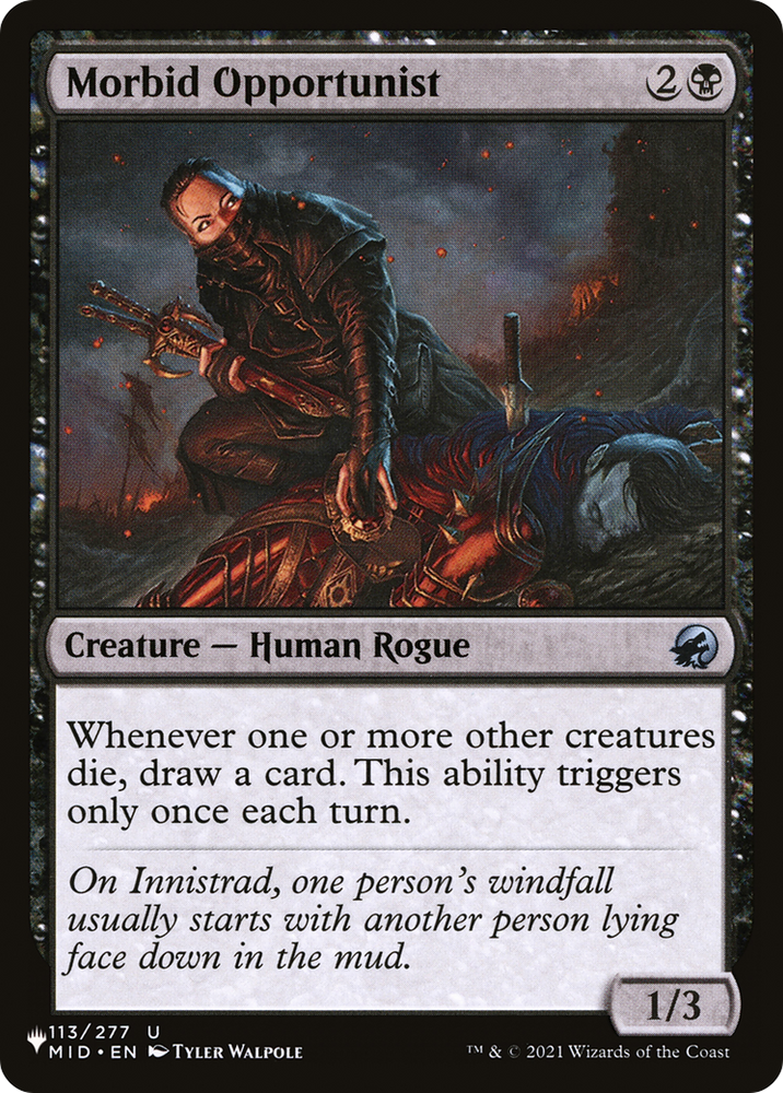 Morbid Opportunist [The List] Magic: The Gathering