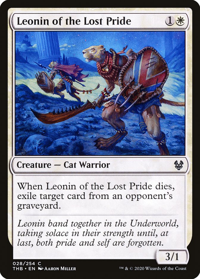 Leonin of the Lost Pride [Theros Beyond Death] Magic: The Gathering