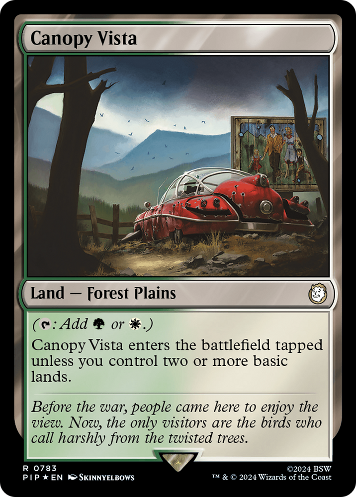 Canopy Vista (Surge Foil) [Fallout] Magic: The Gathering