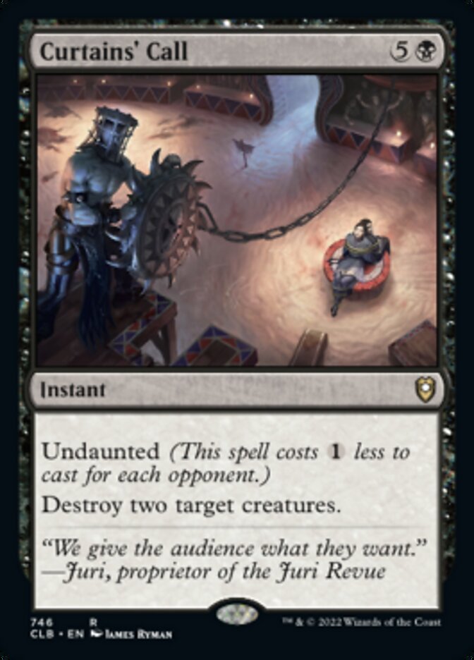 Curtains' Call [Commander Legends: Battle for Baldur's Gate] Magic: The Gathering