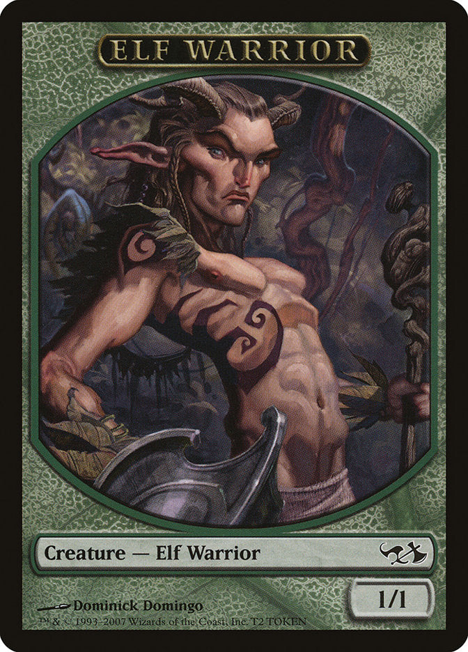 Elf Warrior Token [Duel Decks: Elves vs. Goblins Tokens] Magic: The Gathering
