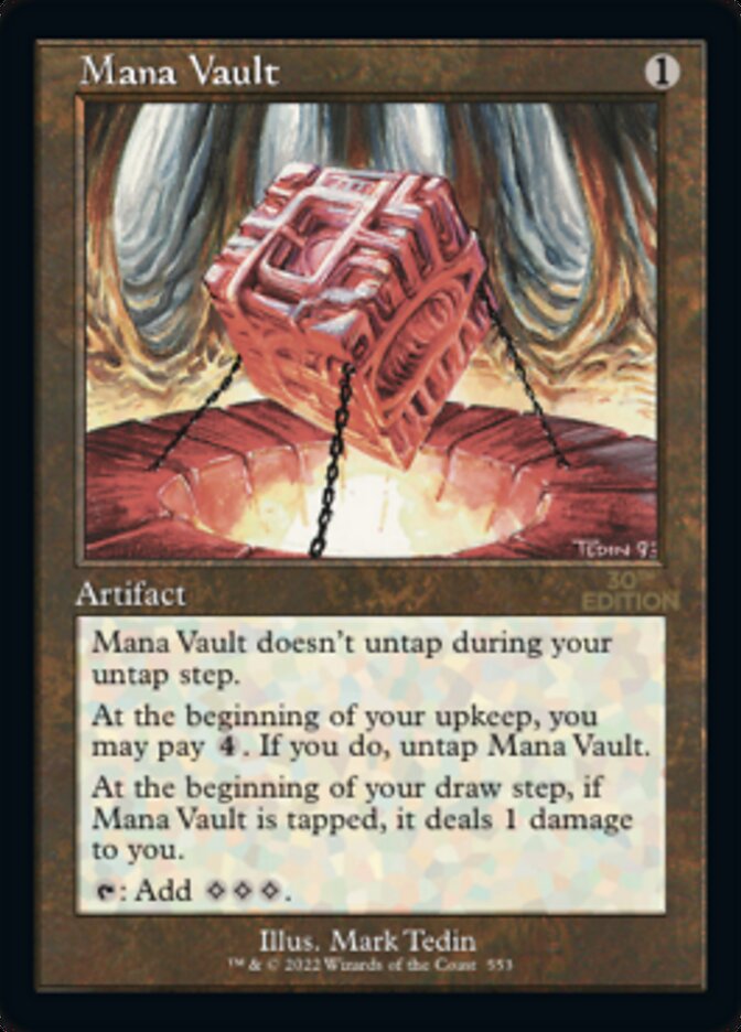 Mana Vault (Retro) [30th Anniversary Edition] Magic: The Gathering