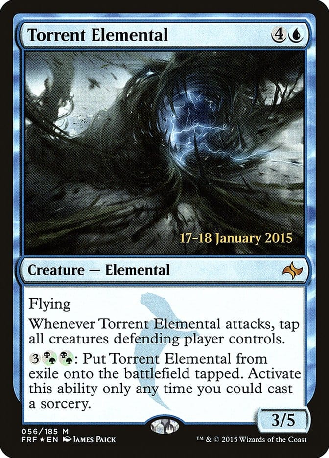 Torrent Elemental [Fate Reforged Prerelease Promos] Magic: The Gathering