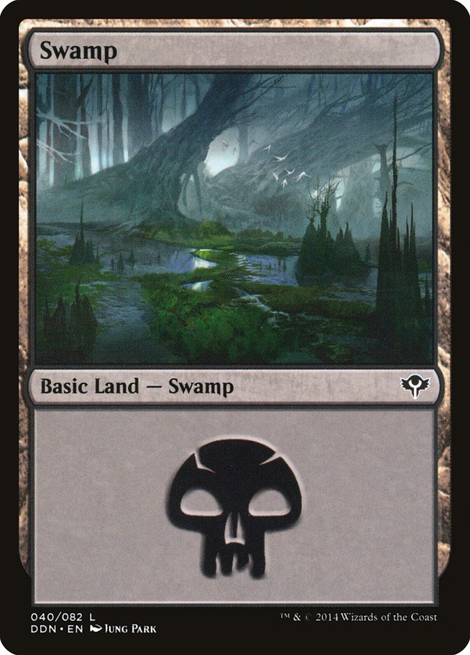 Swamp (40) [Duel Decks: Speed vs. Cunning] Magic: The Gathering