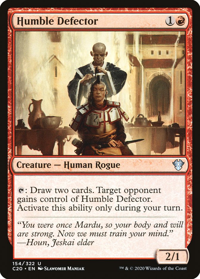 Humble Defector [Commander 2020] Magic: The Gathering