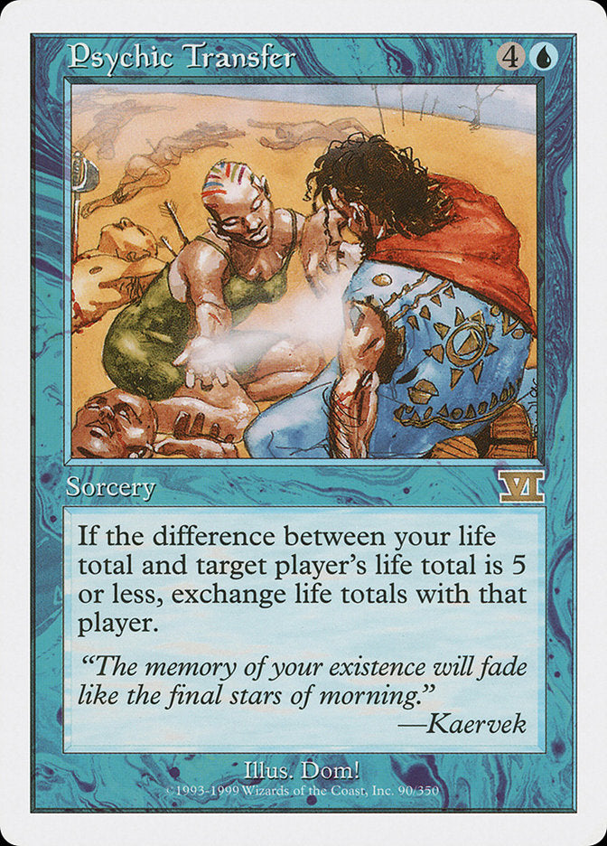 Psychic Transfer [Classic Sixth Edition] Magic: The Gathering