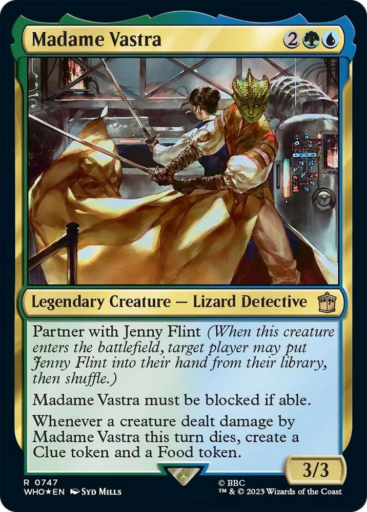 Madame Vastra (Surge Foil) [Doctor Who] Magic: The Gathering