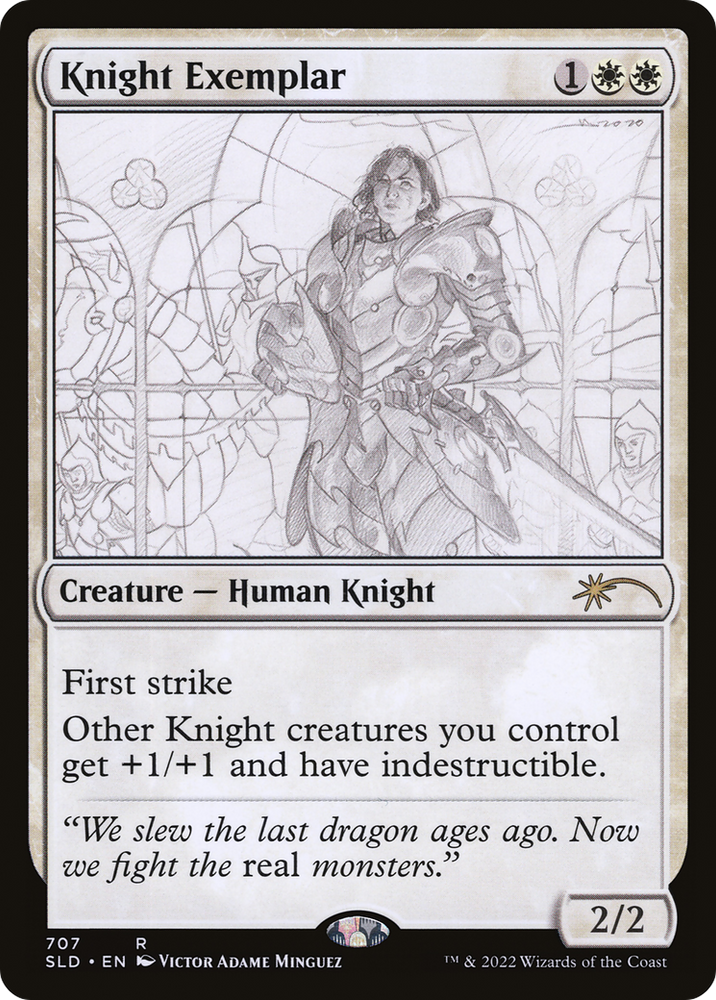 Knight Exemplar (707) [Secret Lair Drop Series] Magic: The Gathering