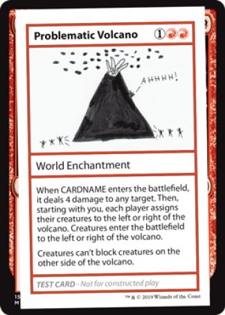 Problematic Volcano (2021 Edition) [Mystery Booster Playtest Cards] Magic: The Gathering