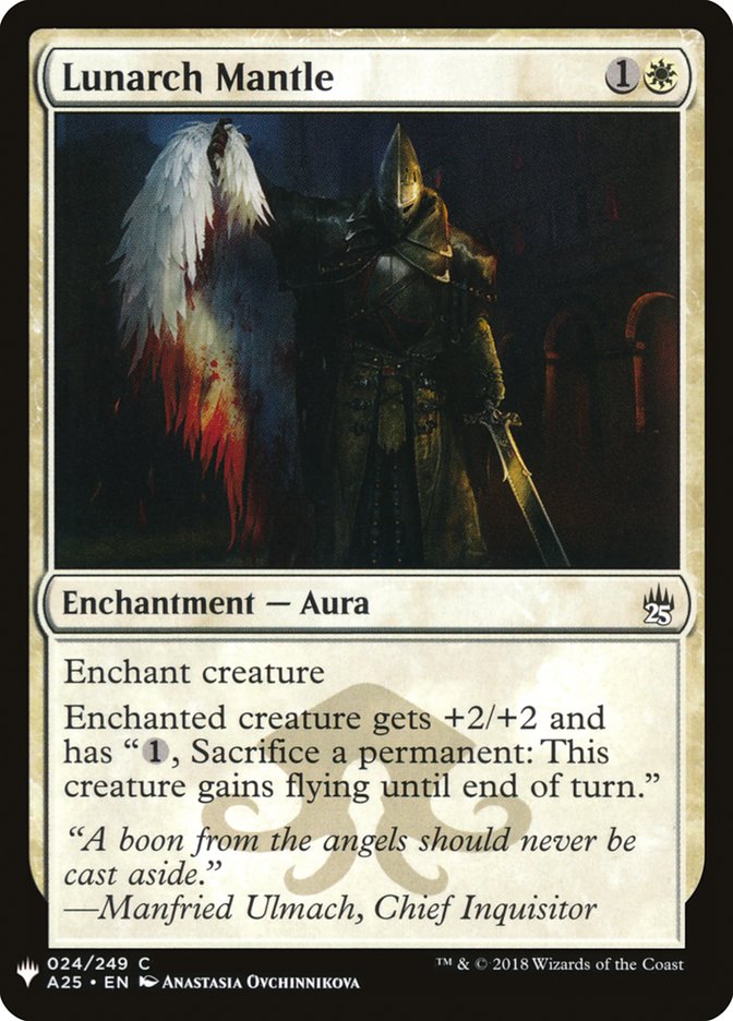 Lunarch Mantle [Mystery Booster] Magic: The Gathering
