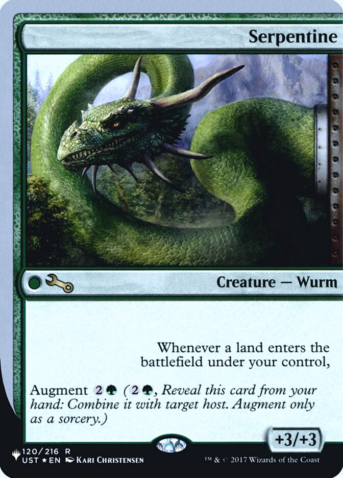 Serpentine (Unfinity Foil Edition) [The List] Magic: The Gathering