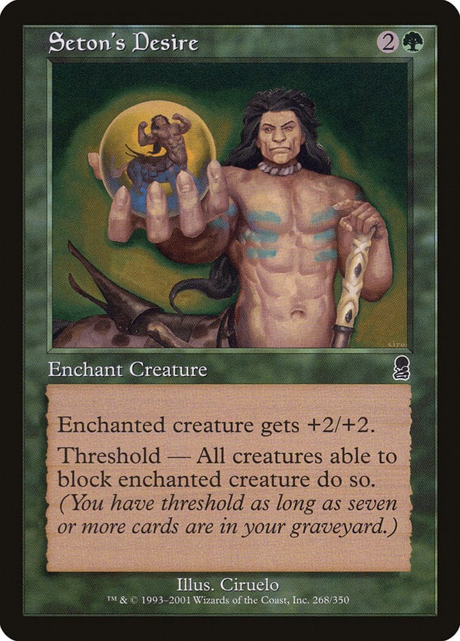 Seton's Desire [Odyssey] Magic: The Gathering