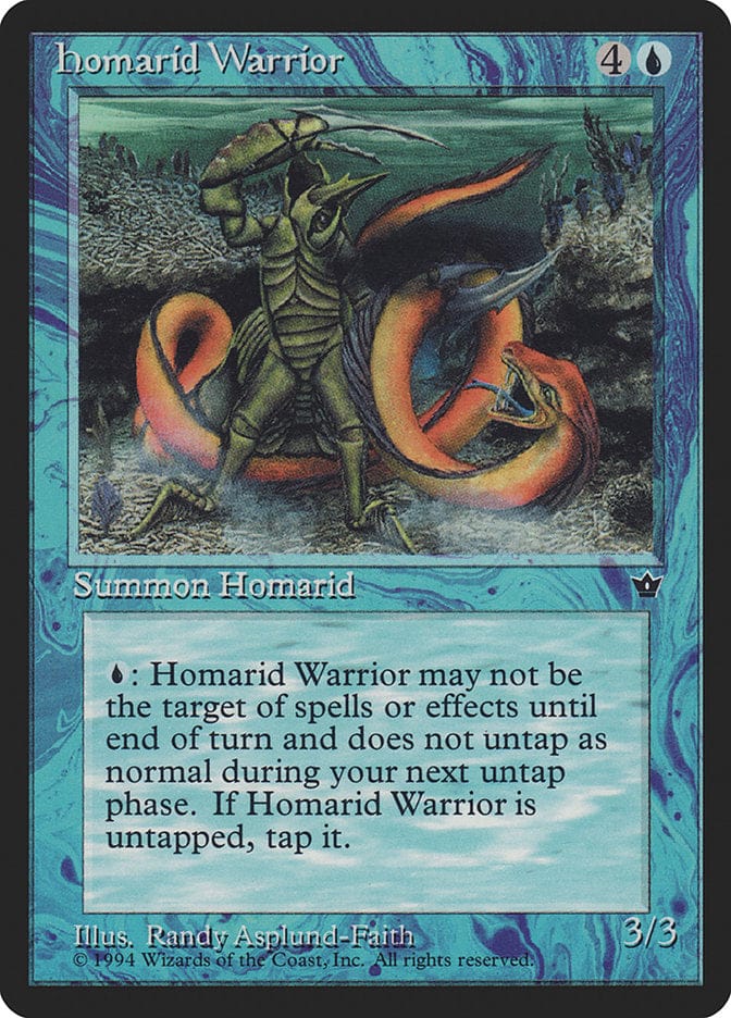 Homarid Warrior (Randy Asplund-Faith) [Fallen Empires] Magic: The Gathering