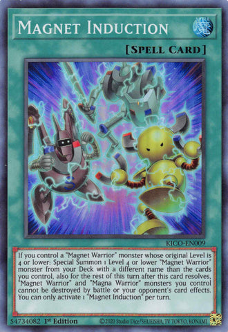 Magnet Induction (Super Rare) [KICO-EN009] Super Rare - Yugioh Cards For Your TCG Needs!