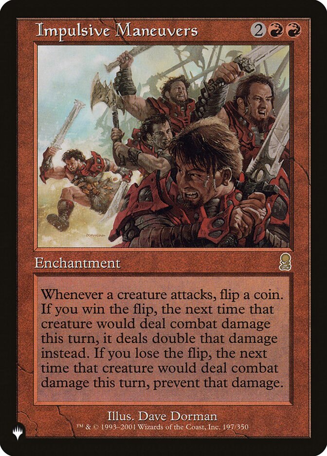 Impulsive Maneuvers [Secret Lair: Heads I Win, Tails You Lose] Magic: The Gathering