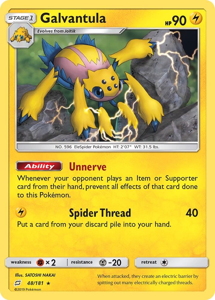 Galvantula (48/181) [Sun & Moon: Team Up] Pokémon